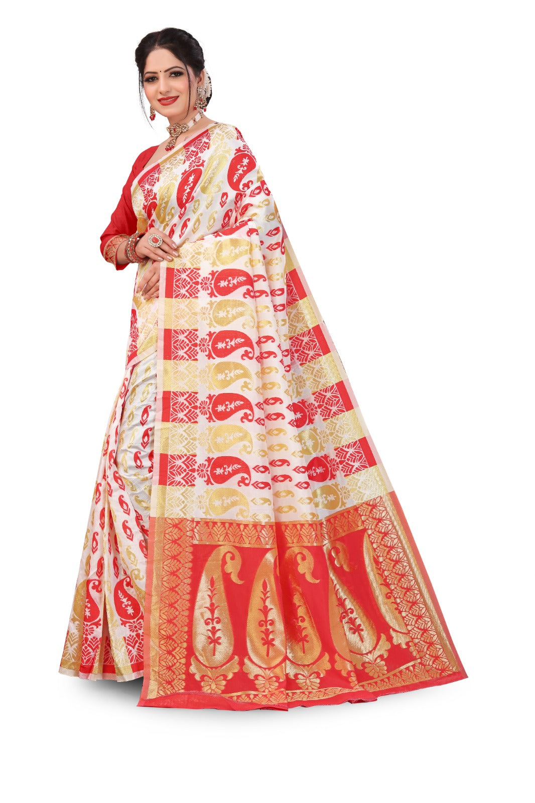Cotton Soft dhakai jamdani saree