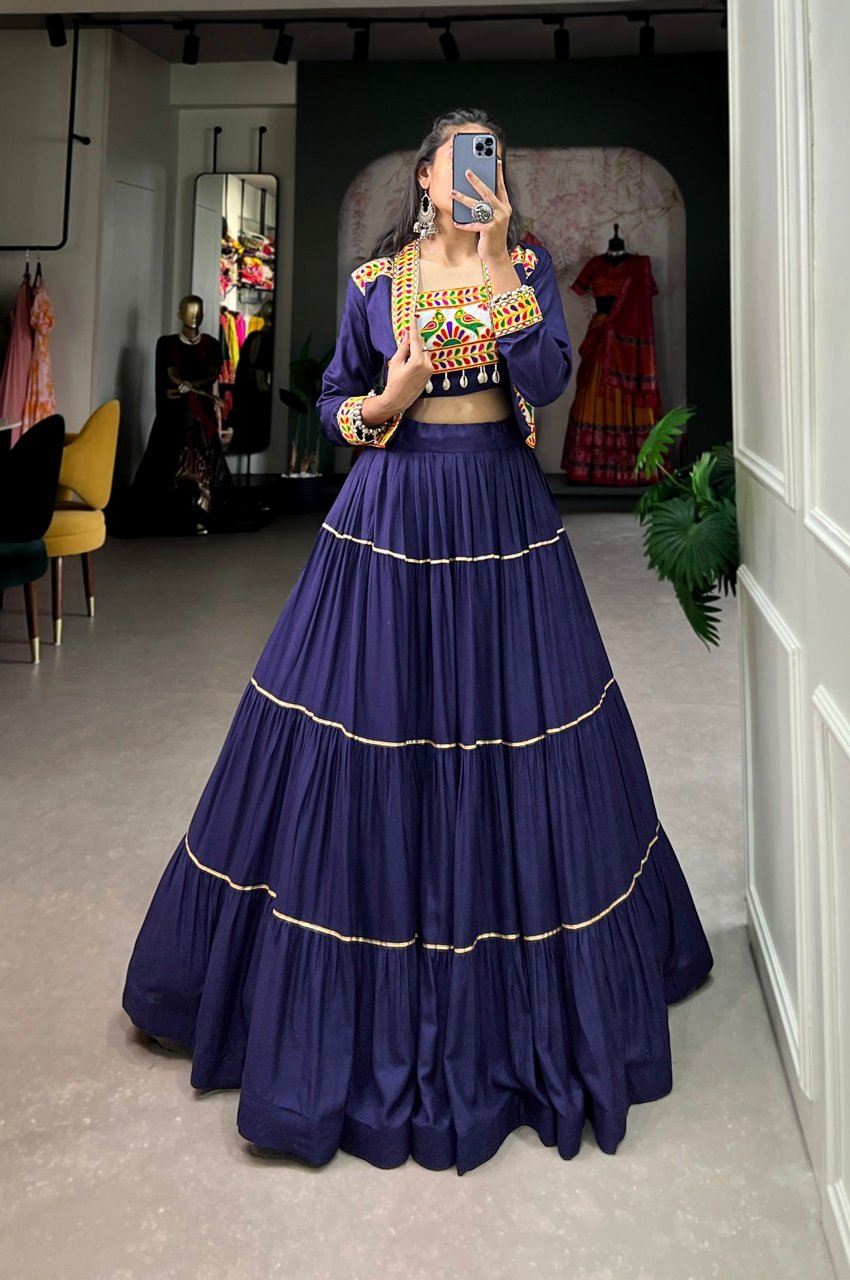 Garba Glamour choli by dhinglimatching