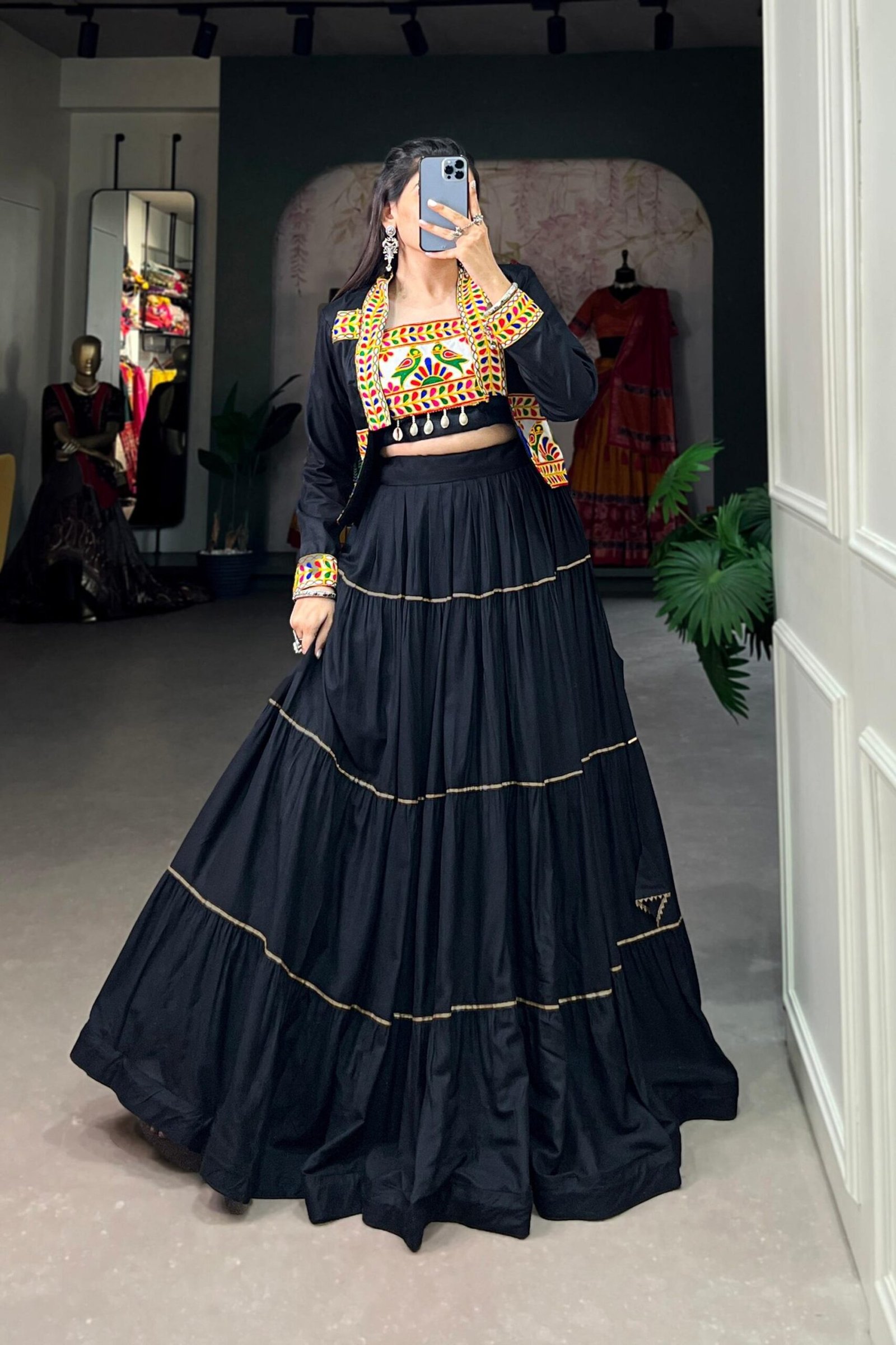 Garba Glamour choli by dhinglimatching